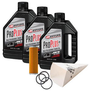 Tusk 1529860636 4-Stroke Oil Change Kit  Maxima Pro Plus Full Synthetic 10W-50