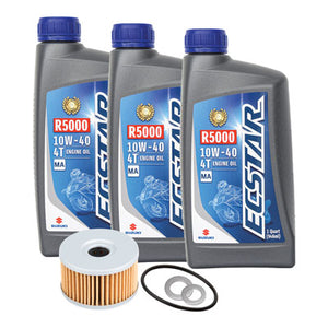 Tusk 1529860635 4-Stroke Oil Change Kit fits Suzuki ECSTAR R5000 10W-40