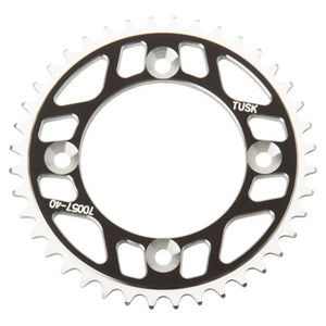 Tusk 2091670057 Rear Aluminum Sprocket 40 Tooth Black