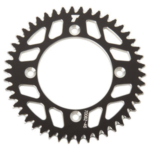 Tusk 2091670082 Rear Aluminum Sprocket 46 Tooth Black