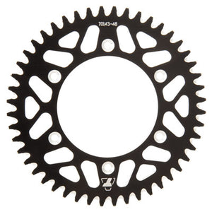 Tusk 2091670143 Rear Aluminum Sprocket 48 Tooth Black