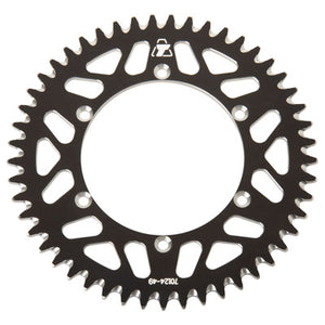 Tusk 2091670124 Rear Aluminum Sprocket 49 Tooth Black