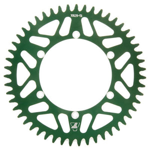 Tusk 2091670129 Rear Aluminum Sprocket 51 Tooth Green