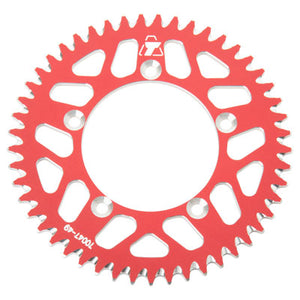 Tusk 2091670047 Rear Aluminum Sprocket 49 Tooth Red
