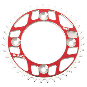 Tusk 2091670056 Rear Aluminum Sprocket 39 Tooth Red