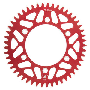 Tusk 2091670145 Rear Aluminum Sprocket 49 Tooth Red