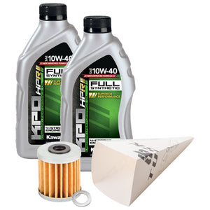 Tusk 1529860001 4-Stroke Oil Change Kit  Kawasaki KPO Full Synthetic 10W-40