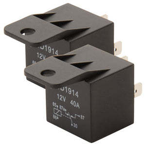 Tusk 2085370002 5 Pin 12V 40A Relay 2 Pack