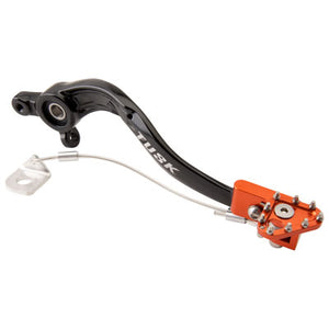 Tusk 1392080047 Aluminum Brake Pedal Orange Tip