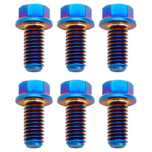 Tusk 2119370001 Titanium Rotor Bolt Kit Burnt Blue