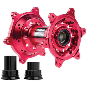 Tusk 1437260045 Impact Motorcycle Hub - Rear  Red