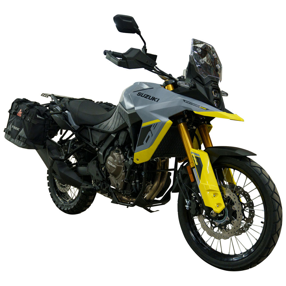 Tusk 2006110049 Pannier Racks with Tusk Pilot Pannier Bags Black/Grey