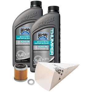 Tusk 1529860464 4-Stroke Oil Change Kit Bel-Ray Thumper Synthetic 10W-40
