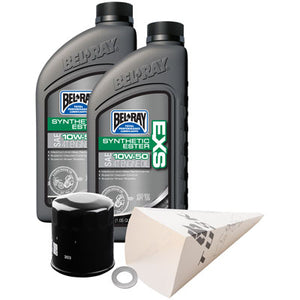 Tusk 1529860494 4-Stroke Oil Change Kit  Bel-Ray EXS Synthetic Ester 10W-50
