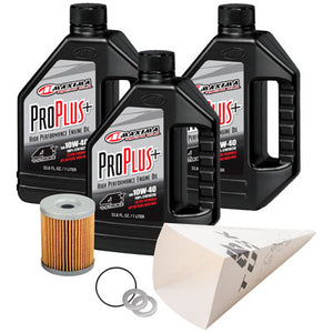 Tusk 1529860397 4-Stroke Oil Change Kit  Maxima Pro Plus Synthetic 10W-40