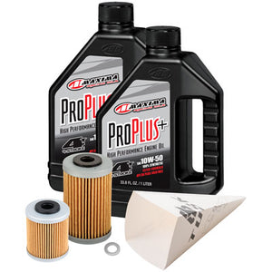 Tusk 1529860402 4-Stroke Oil Change Kit  Maxima Pro Plus Synthetic 10W-50