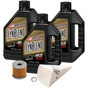Tusk 1529860423 4-Stroke Oil Change Kit  Maxima Synthetic Blend 10W-40
