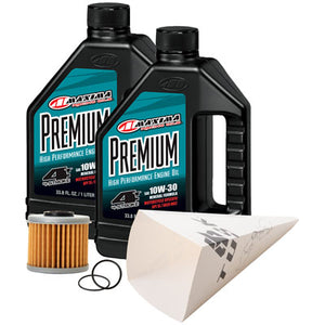 Tusk 1529860444 4-Stroke Oil Change Kit  Maxima Premium 10W-30