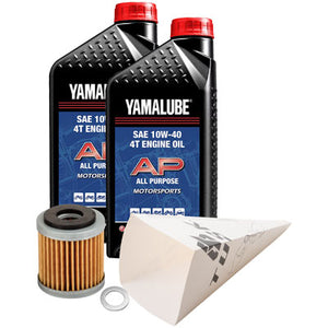 Tusk 1529860514 4-Stroke Oil Change Kit  Yamalube All Purpose 10W-40