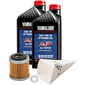 Tusk 1529860591 4-Stroke Oil Change Kit  Yamalube All Purpose 10W-40