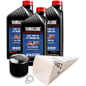 Tusk 1529860520 4-Stroke Oil Change Kit  Yamalube All Purpose 10W-40