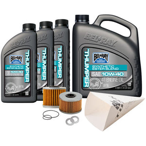 Tusk 1529860499 4-Stroke Engine DCT Oil Change Kit w/DCT Filter Bel-Ray 10W40