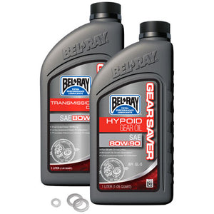 Tusk 2044120139 Drivetrain Oil Change Kit  with Bel-Ray Oil
