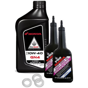 Tusk 2044120130 Drivetrain Oil Change Kit with Pro Honda Oil