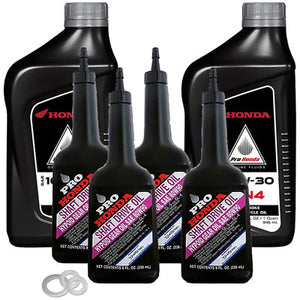 Tusk 2044120132 Drivetrain Oil Change Kit with Pro Honda Oil