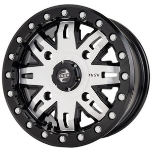 Tusk 1852790022 4/156_XP1000  Teton Beadlock Wheel 14x7 6.0 + 1.0 Machined/Black