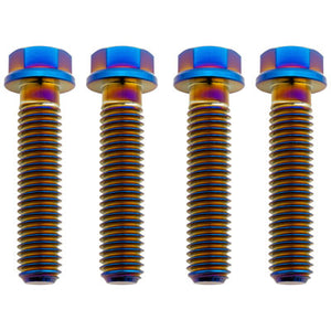 Tusk 2156770002 Titanium Axle Pinch Bolt Kit Burnt Blue