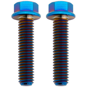 Tusk 2152720004 Titanium Bolt M6 x 25mm 2 Pack Burnt Blue
