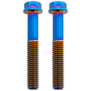 Tusk 2152720007 Titanium Bolt M8 x 50mm 2 Pack Burnt Blue