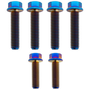 Tusk 2156830001 Titanium Handlebar Controls Bolt Kit Burnt Blue