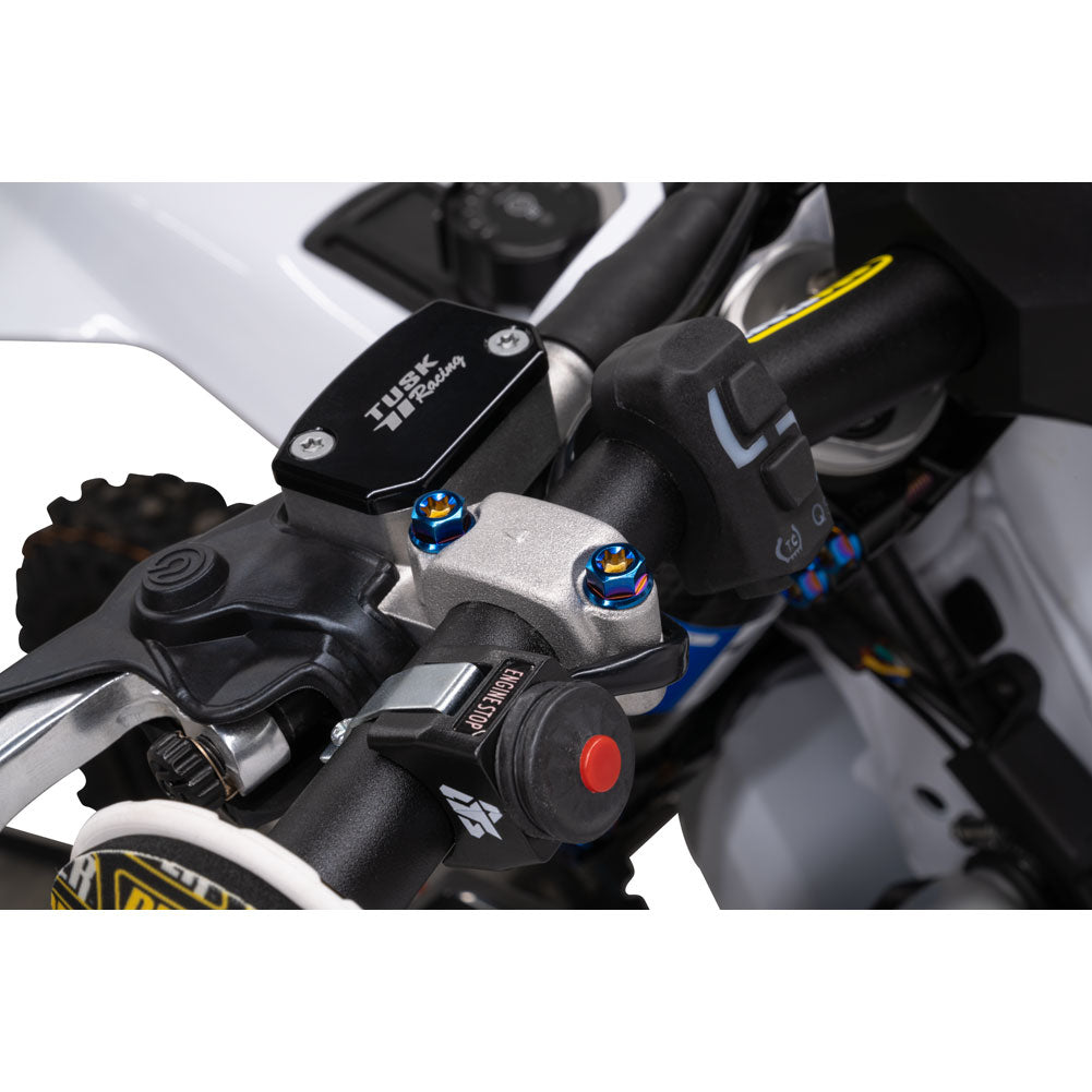 Tusk 2156830002 Titanium Handlebar Controls Bolt Kit Burnt Blue