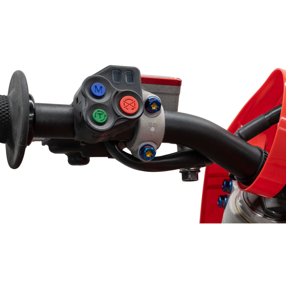 Tusk 2156830004 Titanium Handlebar Controls Bolt Kit Burnt Blue