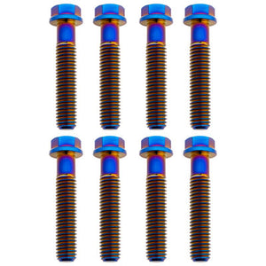 Tusk 2156810009 Titanium Triple Clamp Bolt Kit X-Trig Triple Clamp Burnt Blue