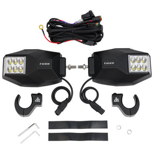 Tusk 2145660001 UTV LED Side View Mirrors 1 3/4" - 1 7/8"