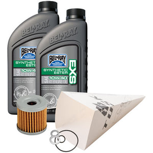 Tusk 1529860686 4-Stroke Oil Change Kit  Bel-Ray EXS Full Synthetic Ester 10W-40