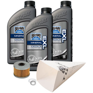 Tusk 1529860893 4-Stroke Oil Change Kit  Bel-Ray EXL 10W-40