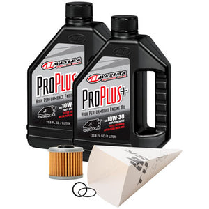 Tusk 1529860808 4-Stroke Oil Change Kit  Maxima Pro Plus Full Synthetic 10W-30
