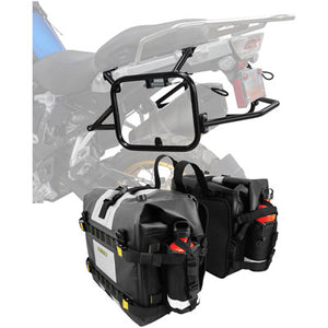 Tusk 2149440029 Pannier Racks Nelson Rigg Hurricane Dry Saddlebags Black