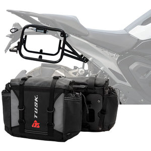 Tusk 1999660056 Pannier Racks With Olympus Pannier Bags Black/Grey