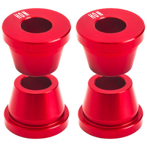 Tusk 2158190004 Solid Handlebar Mounts  Red