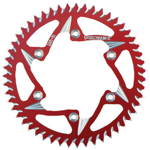 Vortex 225ZR-51 520 Aluminum Rear Sprocket 51 Tooth Red