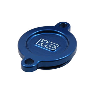 Works Connection 27-031 Oil Filter Cover  Blue