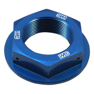 Works Connection 24-360 Steering Stem Nut  Blue